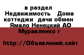  в раздел : Недвижимость » Дома, коттеджи, дачи обмен . Ямало-Ненецкий АО,Муравленко г.